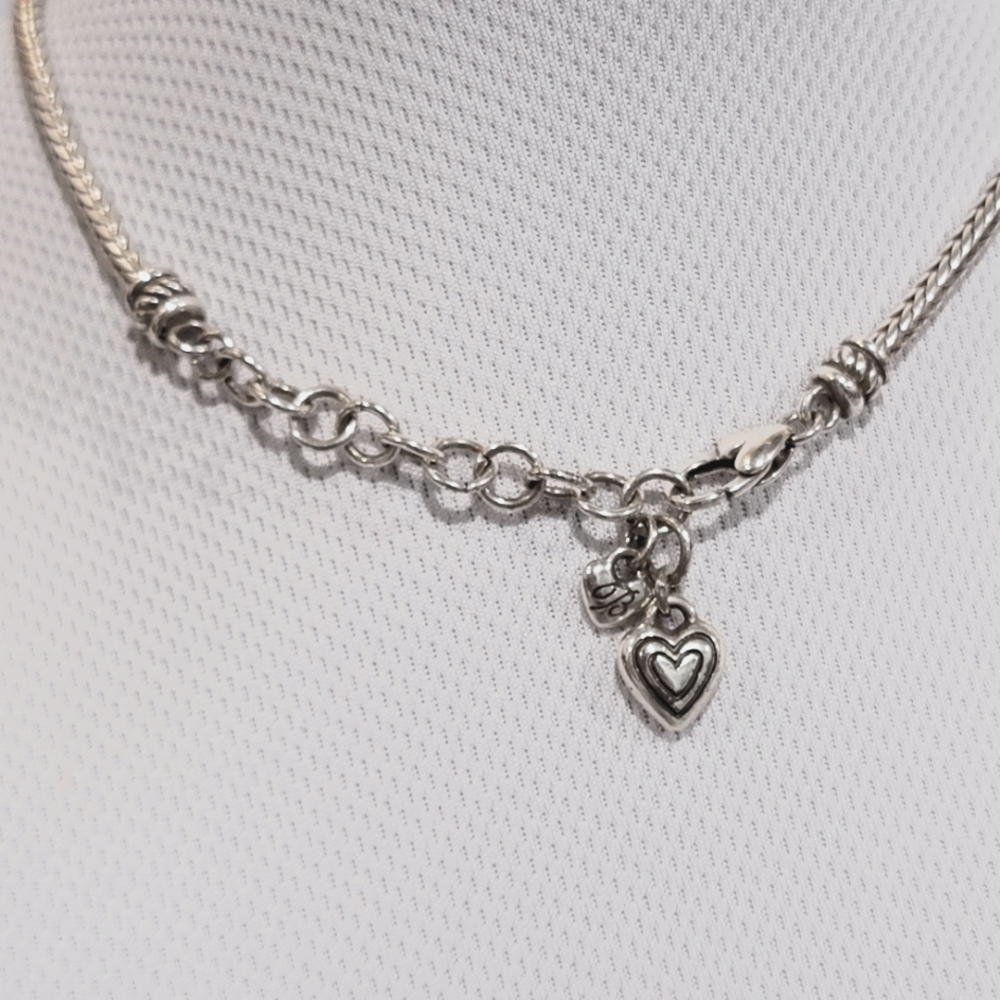 Unique Retired Brighton Puff Rectangular Heart Pe… - image 5